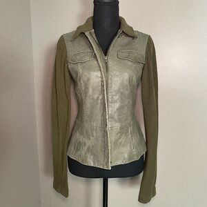 WORTH Vintage Moto Jacket - Leather + Wool